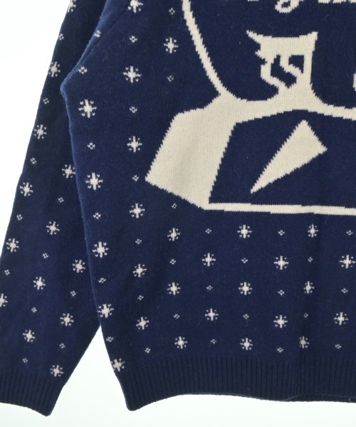 HUMAN MADE（ヒューマンメイド）ニット・セーター 紺 サイズ:L メンズ/2200632557240
