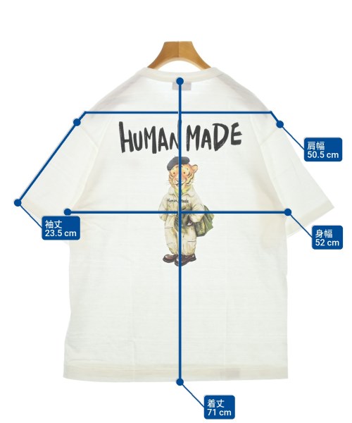 HUMAN MADE（ヒューマンメイド）Tシャツ・カットソー 白 サイズ:XL メンズ/2200619700058