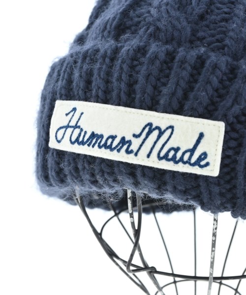 HUMAN MADE（ヒューマンメイド）ニットキャップ・ビーニー 紺 サイズ:F メンズ/2200632800513