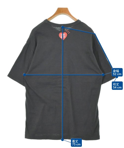 HUMAN MADE（ヒューマンメイド）Tシャツ・カットソー グレー サイズ:XXL メンズ/2200631567042