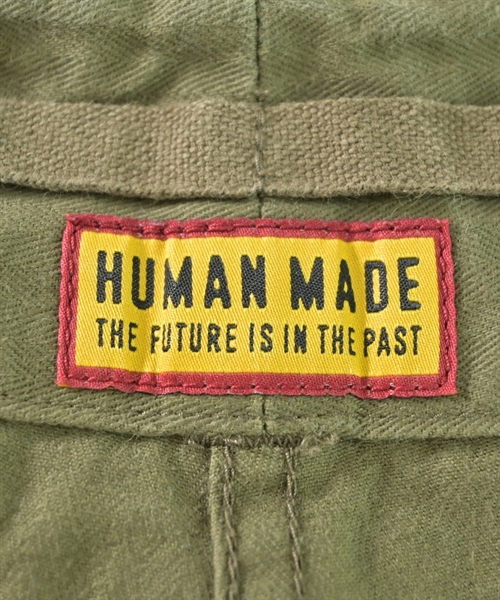 HUMAN MADE（ヒューマンメイド）カーゴパンツ カーキ サイズ:L メンズ/2200613038010