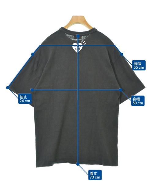 HUMAN MADE（ヒューマンメイド）Tシャツ・カットソー 黒 サイズ:XL メンズ/2200613711029