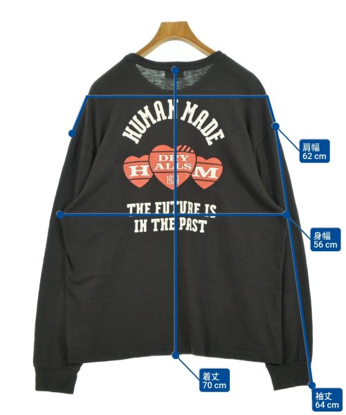 HUMAN MADE（ヒューマンメイド）Tシャツ・カットソー グレー サイズ:XXL メンズ/2200615180014