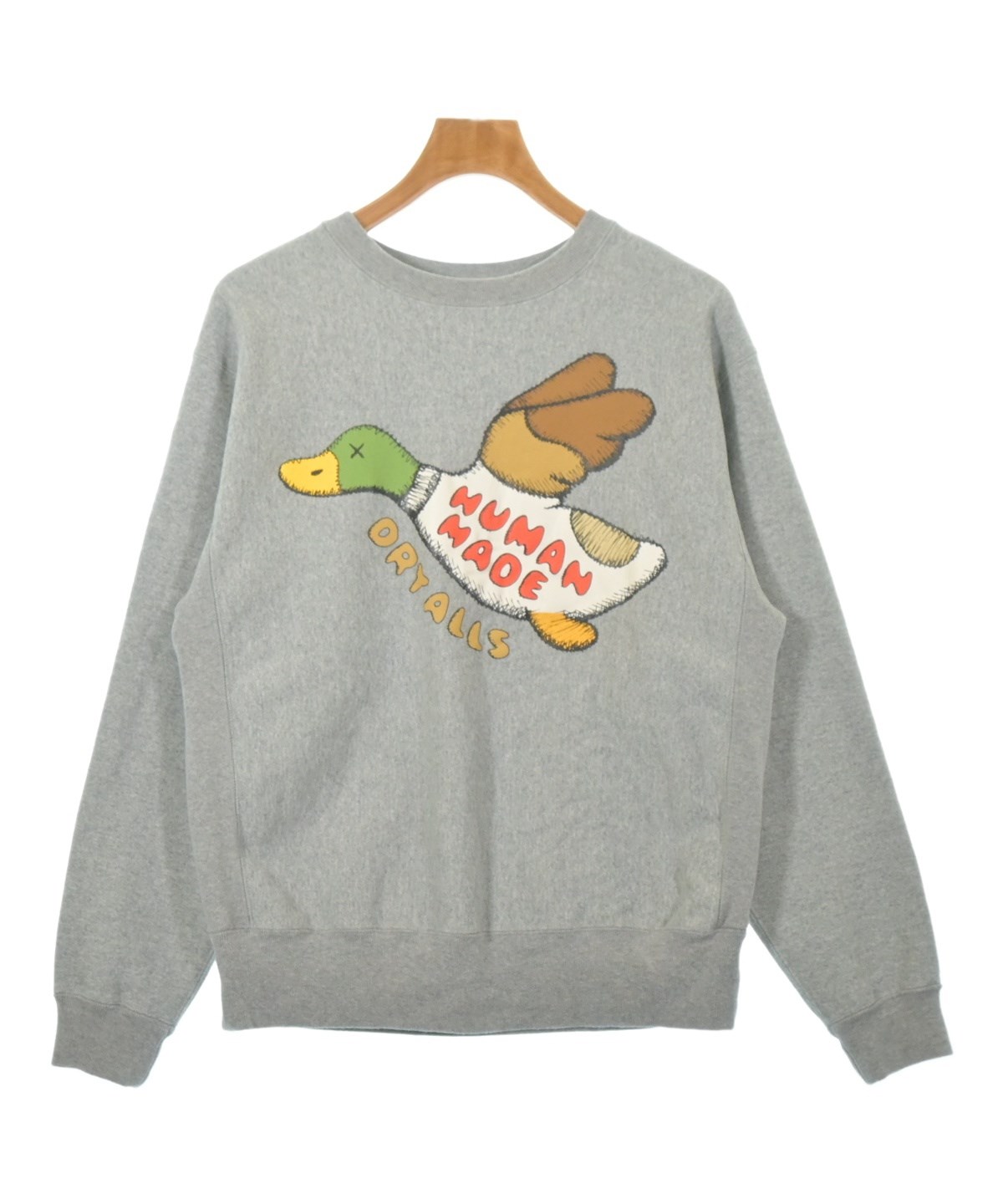 HUMAN MADE（ヒューマンメイド）スウェット グレー サイズ:M メンズ