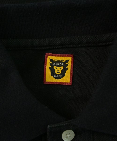 HUMAN MADE（ヒューマンメイド）ポロシャツ 黒 サイズ:S メンズ/2200602710033