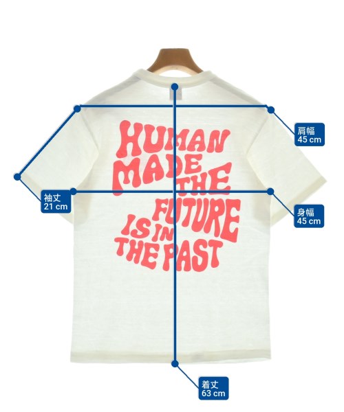 HUMAN MADE（ヒューマンメイド）Tシャツ・カットソー 白 サイズ:S メンズ/2200607885019