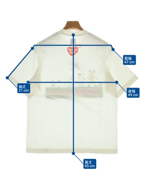 HUMAN MADE（ヒューマンメイド）Tシャツ・カットソー 白 サイズ:M メンズ/2200607885026