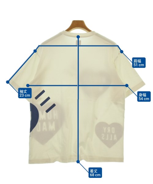 HUMAN MADE（ヒューマンメイド）Tシャツ・カットソー 白 サイズ:L メンズ/2200607811025