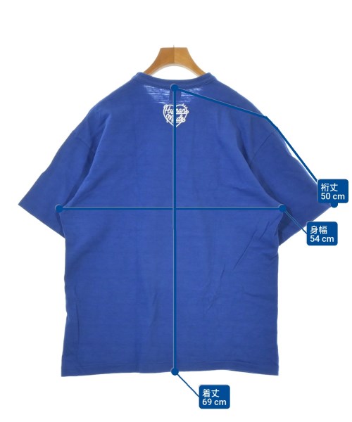 HUMAN MADE（ヒューマンメイド）Tシャツ・カットソー 青 サイズ:XL メンズ/2200672684036