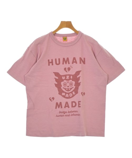 HUMAN MADE(ヒューマンメイド)Tシャツ・カットソー ピンク サイズ:XL/2200672684067