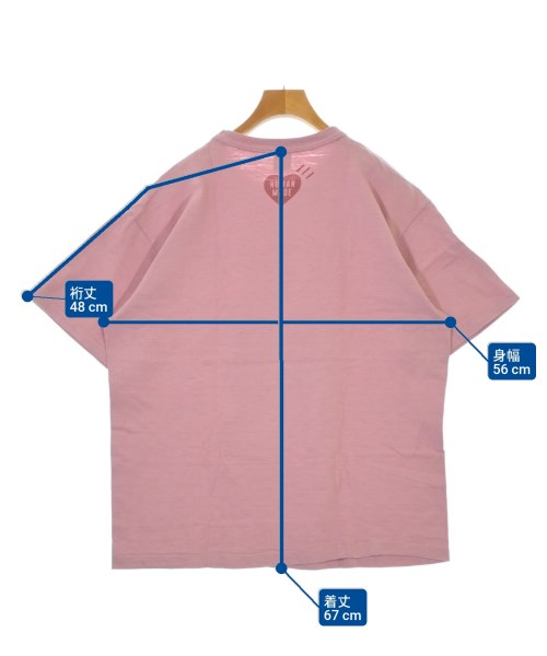 HUMAN MADE（ヒューマンメイド）Tシャツ・カットソー ピンク サイズ:XL メンズ/2200672684067