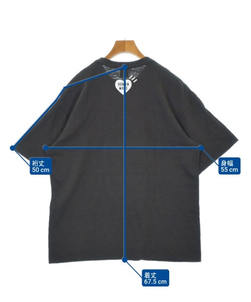 HUMAN MADE（ヒューマンメイド）Tシャツ・カットソー 黒 サイズ:XL メンズ/2200672684081