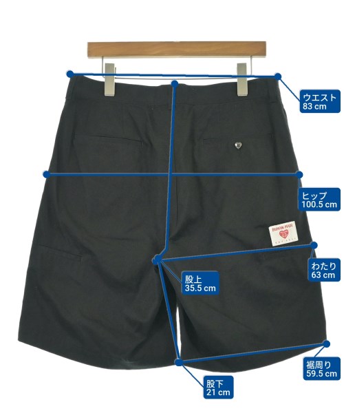 HUMAN MADE（ヒューマンメイド）ショートパンツ 黒 サイズ:L メンズ/2200674717077