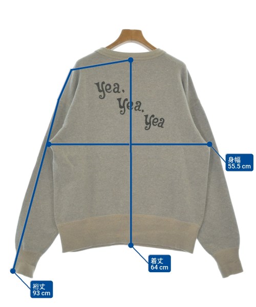 HUMAN MADE（ヒューマンメイド）スウェット グレー サイズ:L メンズ/2200675542029