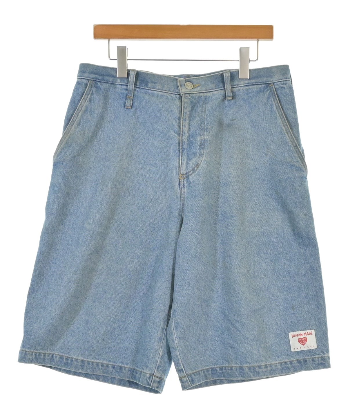HUMAN MADE デニムカーゴショートパンツ HUMAN MADE（ヒューマンメイド）ショートパンツ 青 サイズ:M メンズ