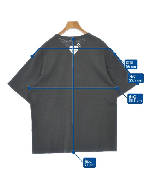 HUMAN MADE（ヒューマンメイド）Tシャツ・カットソー 黒 サイズ:XL メンズ/2200676016406