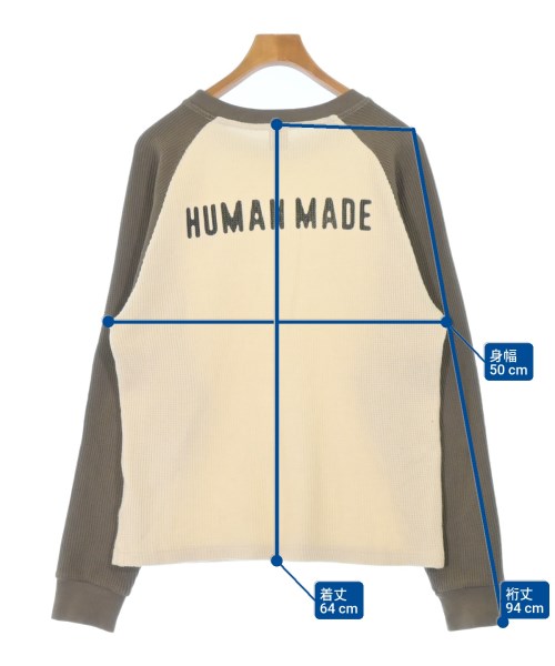 HUMAN MADE（ヒューマンメイド）Tシャツ・カットソー ベージュ サイズ:M メンズ/2200676578065