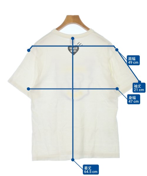HUMAN MADE（ヒューマンメイド）Tシャツ・カットソー 白 サイズ:-(M位) メンズ/2200676578072
