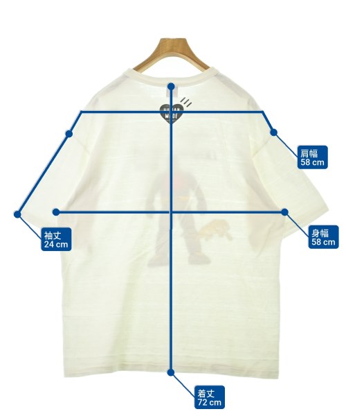 HUMAN MADE（ヒューマンメイド）Tシャツ・カットソー 白 サイズ:XXL メンズ/2200679336013