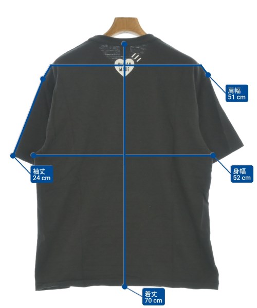 HUMAN MADE（ヒューマンメイド）Tシャツ・カットソー グレー サイズ:XL メンズ/2200679582144
