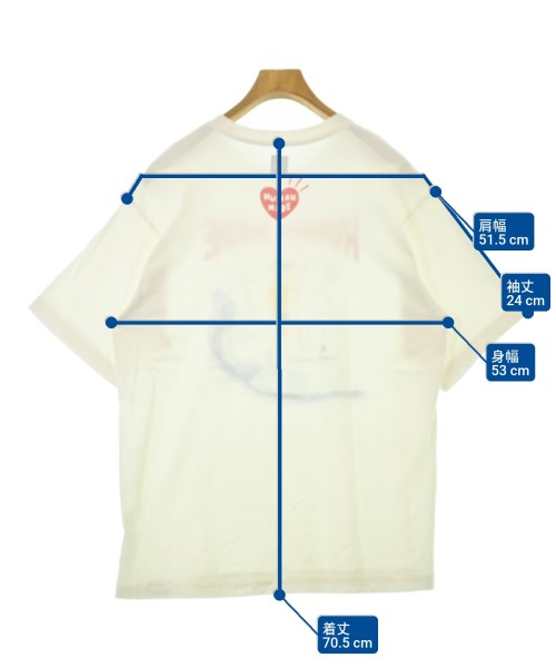 HUMAN MADE（ヒューマンメイド）Tシャツ・カットソー 白 サイズ:L メンズ/2200679587415