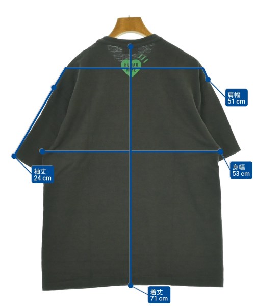 HUMAN MADE（ヒューマンメイド）Tシャツ・カットソー 黒 サイズ:L メンズ/2200680080080