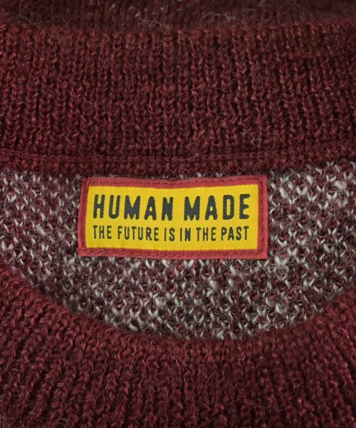 HUMAN MADE（ヒューマンメイド）ニット・セーター 赤 サイズ:L メンズ/2200680101044
