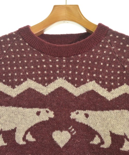 HUMAN MADE（ヒューマンメイド）ニット・セーター 赤 サイズ:L メンズ/2200680101044