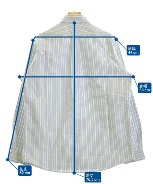 HUMAN MADE（ヒューマンメイド）カジュアルシャツ 青 サイズ:L メンズ/2200680101051