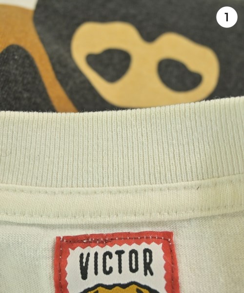 VICTOR VICTOR（ヴィクターヴィクター）Tシャツ・カットソー 白 サイズ:M メンズ/2200681409026