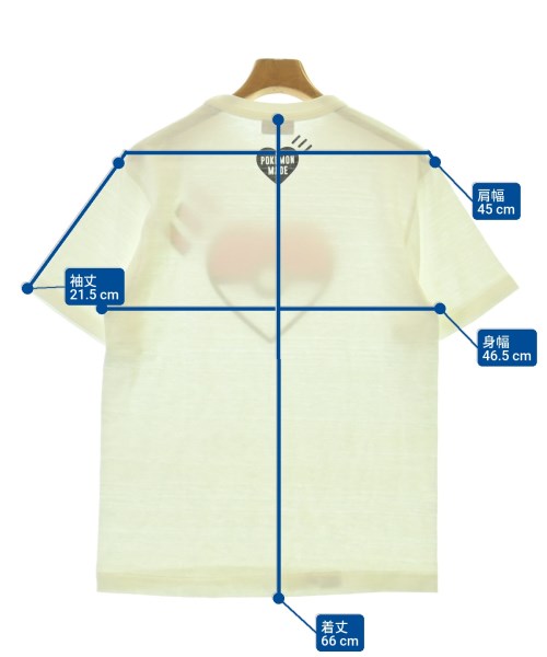 HUMAN MADE（ヒューマンメイド）Tシャツ・カットソー 白 サイズ:M メンズ/2200696304026
