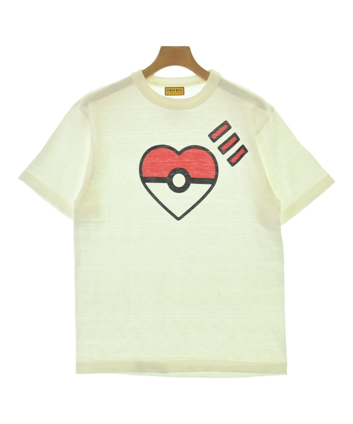 STORE by REO 　HUMAN MADE Tシャツ Mサイズ HUMAN MADE（ヒューマンメイド）Tシャツ・カットソー 白 サイズ:M