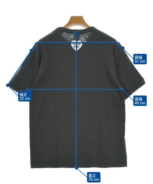 HUMAN MADE（ヒューマンメイド）Tシャツ・カットソー 黒 サイズ:-(M位) メンズ/2200697532084