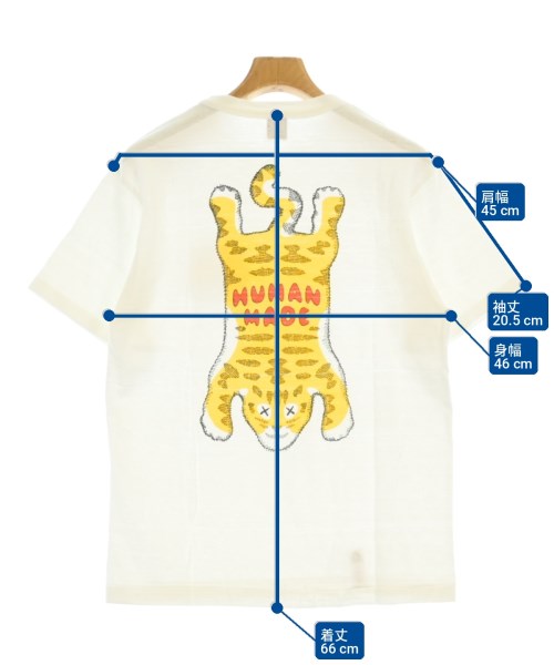 HUMAN MADE（ヒューマンメイド）Tシャツ・カットソー 白 サイズ:M メンズ/2200697786043