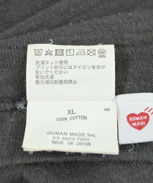HUMAN MADE（ヒューマンメイド）Tシャツ・カットソー グレー サイズ:XL メンズ/2200701213084