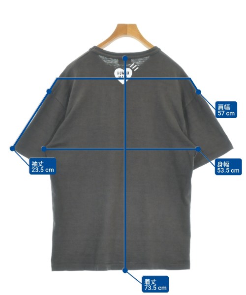 HUMAN MADE（ヒューマンメイド）Tシャツ・カットソー グレー サイズ:XL メンズ/2200701213084