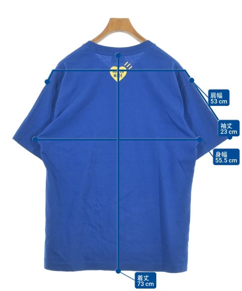 HUMAN MADE（ヒューマンメイド）Tシャツ・カットソー 青 サイズ:XL メンズ/2200701870065