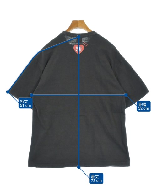 HUMAN MADE（ヒューマンメイド）Tシャツ・カットソー 黒 サイズ:XL メンズ/2200656060023