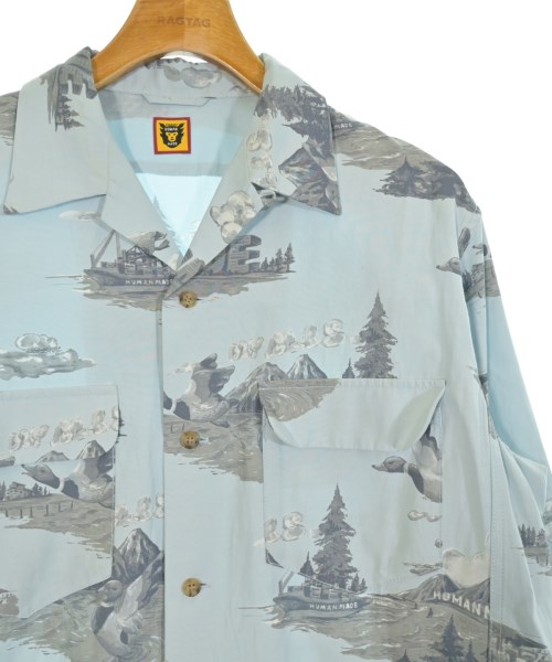 HUMAN MADE（ヒューマンメイド）カジュアルシャツ 青 サイズ:XL メンズ/2200656958016