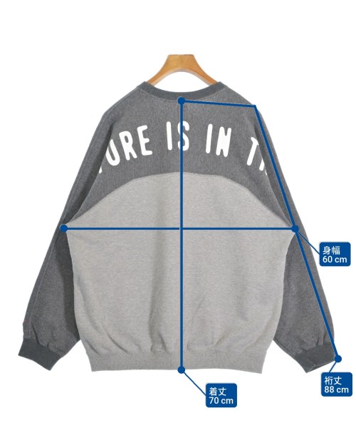 HUMAN MADE（ヒューマンメイド）スウェット グレー サイズ:XL メンズ/2200655514169