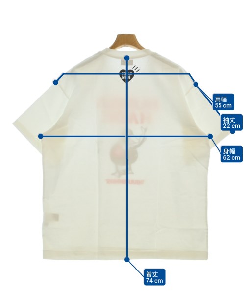 HUMAN MADE（ヒューマンメイド）Tシャツ・カットソー 白 サイズ:XXL メンズ/2200654002070