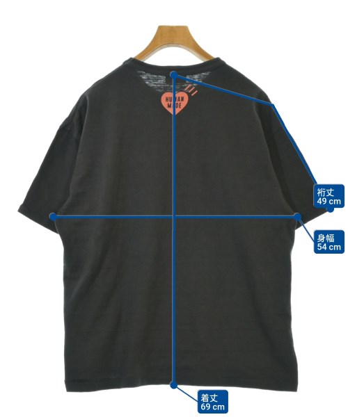 HUMAN MADE（ヒューマンメイド）Tシャツ・カットソー 黒 サイズ:XXL メンズ/2200657881030