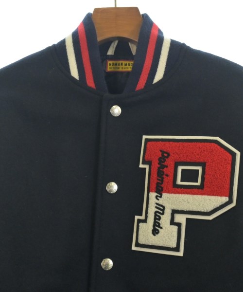 HUMAN MADE（ヒューマンメイド）スタジャン 紺 サイズ:M メンズ/2200658918025