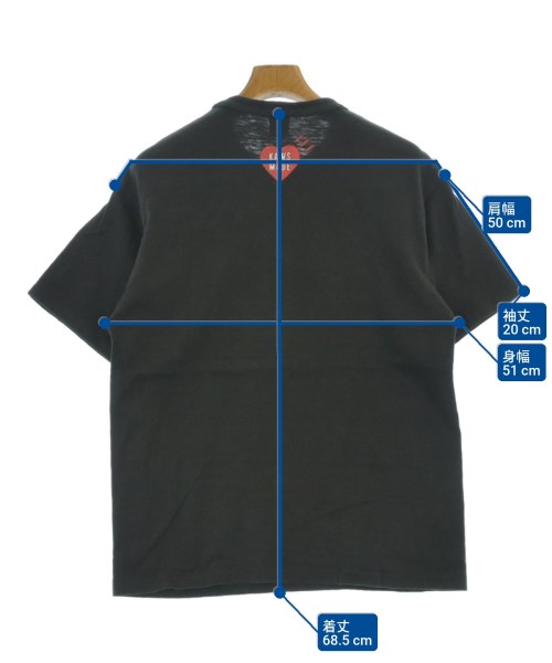 HUMAN MADE（ヒューマンメイド）Tシャツ・カットソー グレー サイズ:L メンズ/2200661640012