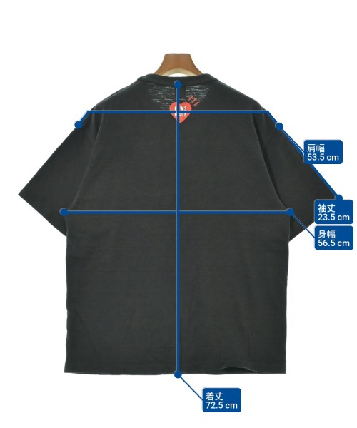 HUMAN MADE（ヒューマンメイド）Tシャツ・カットソー グレー サイズ:2XL メンズ/2200661681039
