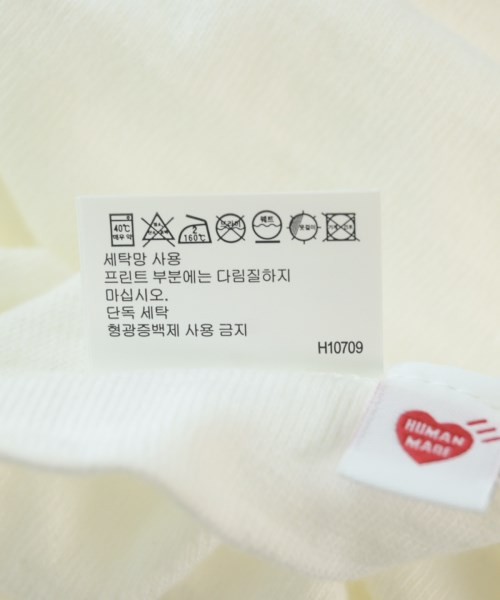 HUMAN MADE（ヒューマンメイド）Tシャツ・カットソー 白 サイズ:S メンズ/2200710538031