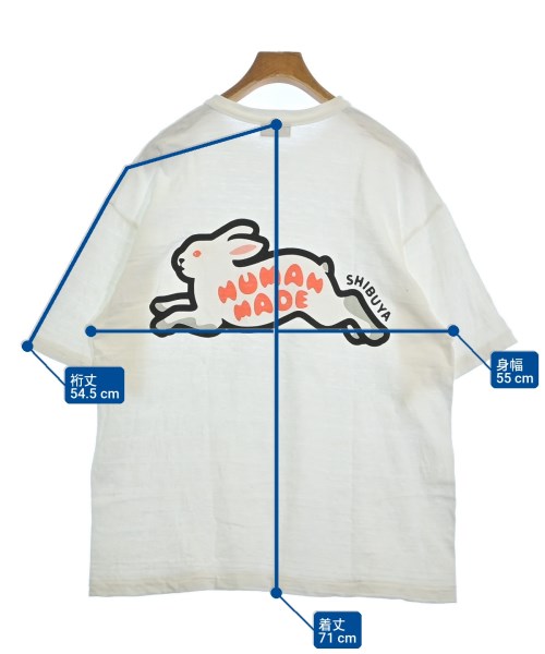 HUMAN MADE（ヒューマンメイド）Tシャツ・カットソー 白 サイズ:2XL(XXL位) メンズ/2200711240056