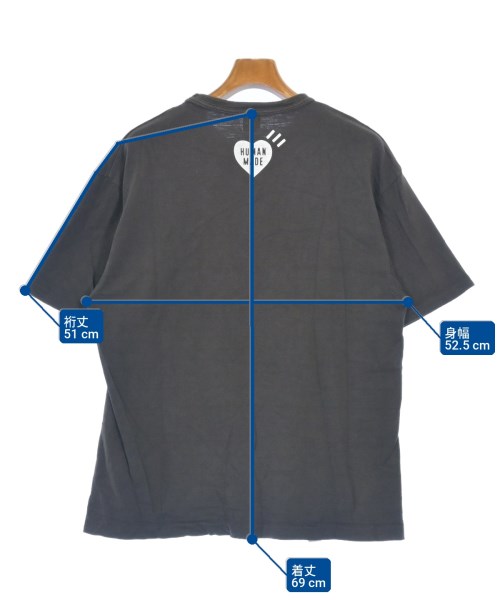 HUMAN MADE（ヒューマンメイド）Tシャツ・カットソー 黒 サイズ:XL メンズ/2200711396067