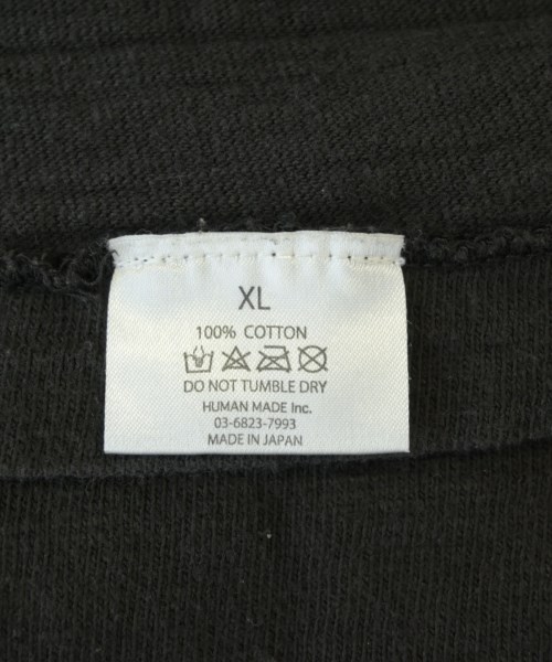 HUMAN MADE（ヒューマンメイド）Tシャツ・カットソー 黒 サイズ:XL メンズ/2200712030021