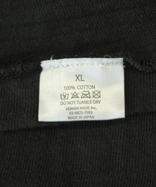HUMAN MADE（ヒューマンメイド）Tシャツ・カットソー 黒 サイズ:XL メンズ/2200712030038